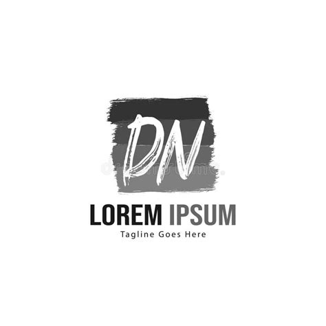 Initial DN Logo Template with Modern Frame. Minimalist DN Letter Logo ...