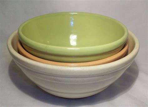 Pfaltzgraff Pottery Nesting Mixing Bowls | Vintage dinnerware, Mixing bowls, Bowl