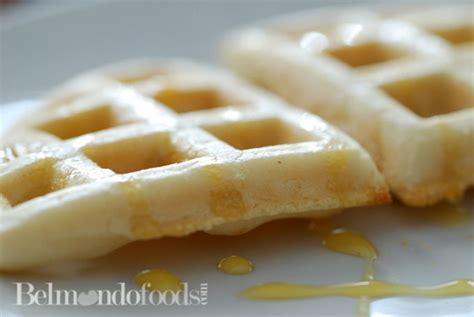 Crispy Gluten Free White Rice Flour Waffles - Belmondo Foods