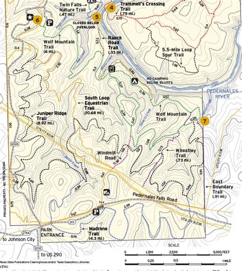 Pedernales Falls State Park Map - Maping Resources