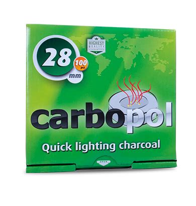 Carbopol 28mm Charcoal BOX | DESIREHOOOKAH