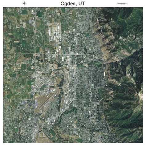 Aerial Photography Map of Ogden, UT Utah