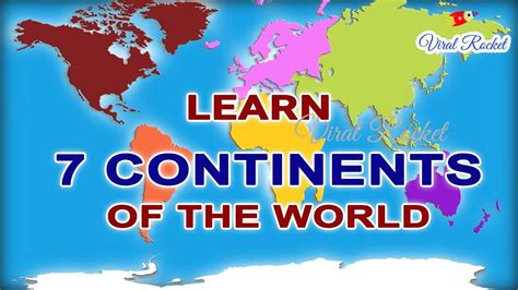 Continents of the World for kids in English | 7 Continents Names | What are Continents| VIRAL ...