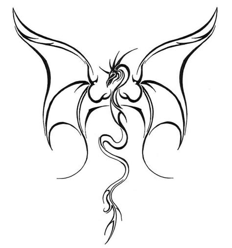 Dragon Tattoo Drawing at GetDrawings | Free download