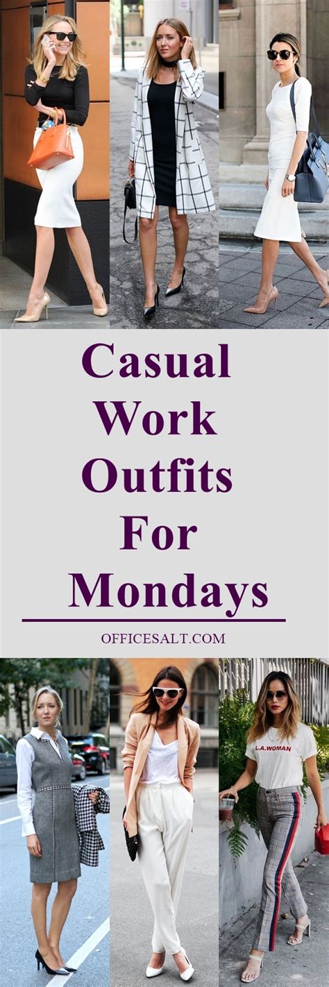 40 Casual Work Outfits For Mondays - Office Salt