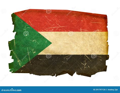 Sudan Flag old stock photo. Image of culture, yellow - 291797126