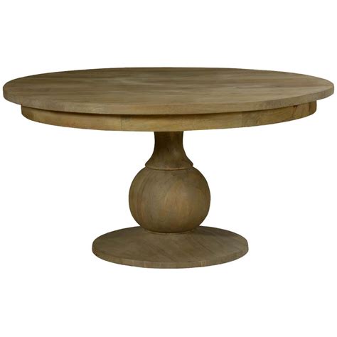 wood 60 round dining table