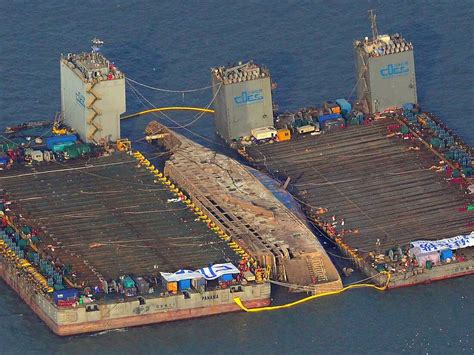 South Korea Tries To Raise Sewol Ferry Nearly 3 Years After Deadly Sinking : The Two-Way : NPR