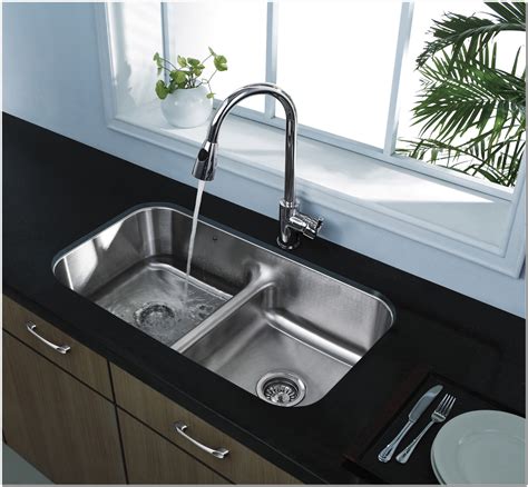 Black Porcelain Undermount Kitchen Sinks - Sink And Faucet : Home ...