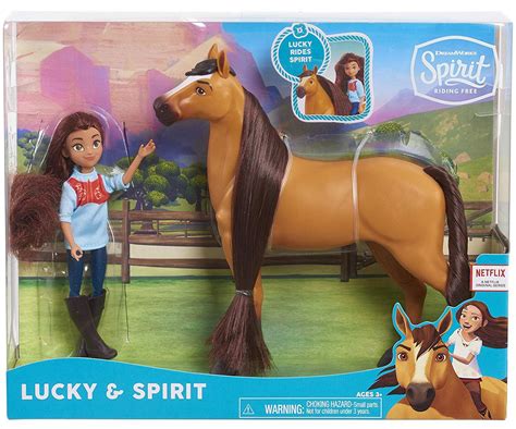 Spirit Riding Free Lucky & Spirit Figure Set Just Play - Doll and Hors ...