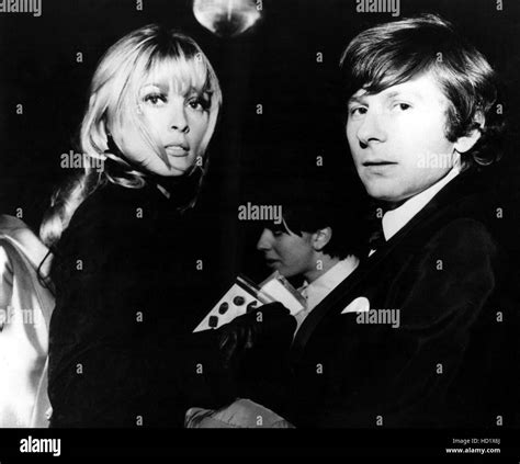 SHARON TATE with husband, director ROMAN POLANSKI, 1967 Stock Photo - Alamy