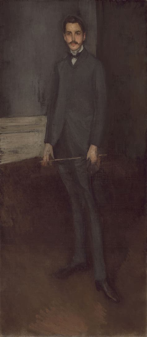 James McNeill Whistler - Portrait of George W. Vanderbilt, 1903 ...