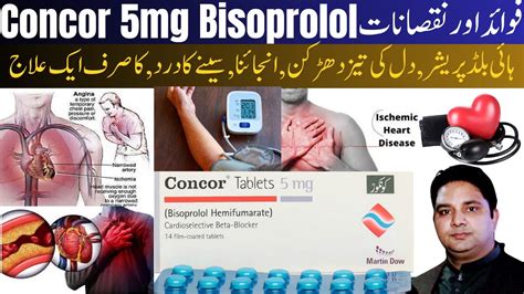 Concor tablet | Concor tablet 2.5 mg | 5 mg uses side effects in urdu /hind - YouTube