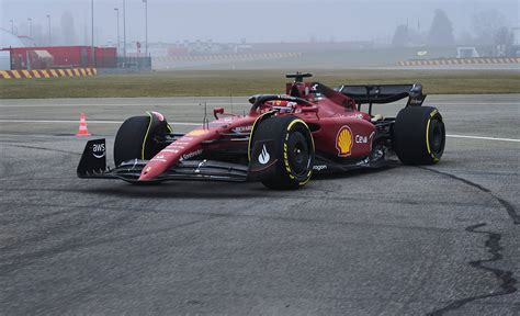 Ferrari F1-75 makes track debut at Fiorano