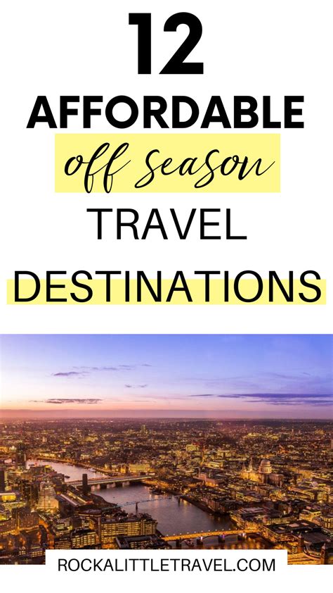 12 Affordable Off Season Travel Destinations - Rock a Little Travel | Travel destinations ...