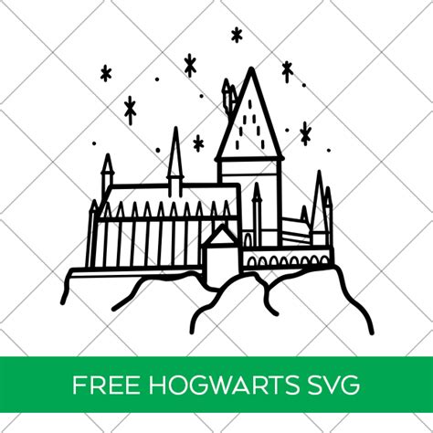 FREE Hogwarts SVG - Harry Potter SVG - Pineapple Paper Co.