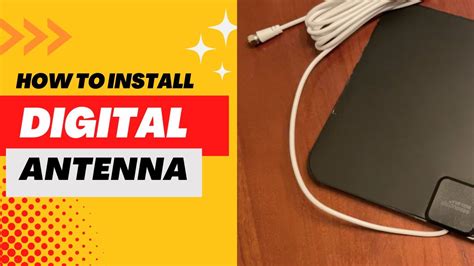 How to Install a Digital Antenna on Your Smart TV - YouTube