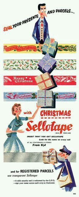 Christmas Sellotape ad. | Christmas advertising, Vintage advertisements ...