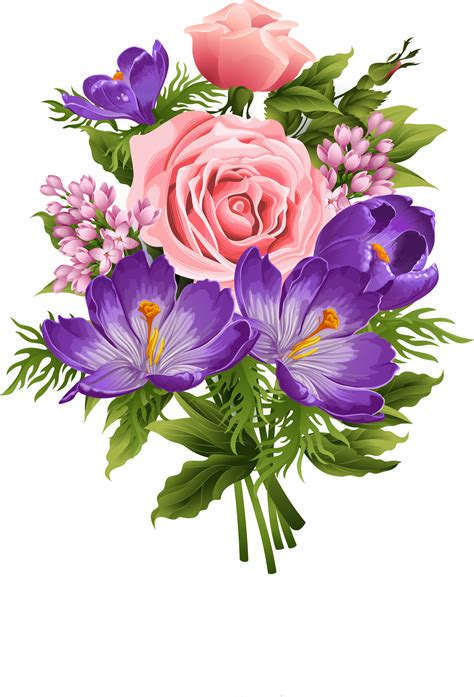 my design / beautiful flowers | Flower clipart, Flower art, Folk art ...