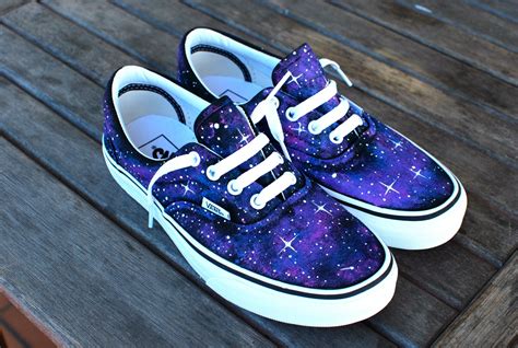 Custom Galaxy Vans Era shoes by BStreetShoes on Etsy