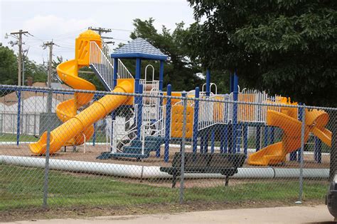 Playground at the elementary school