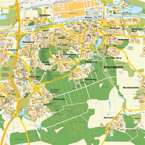 Map Wolfsburg, Germany. Maps and directions at hot-map.