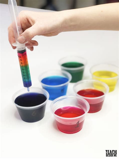 Rainbow Science: Sugar Density Experiment - Teach Beside Me