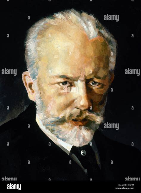 Pyotr Ilyich Tchaikovsky (1840-1893). Russian composer of the romantic ...