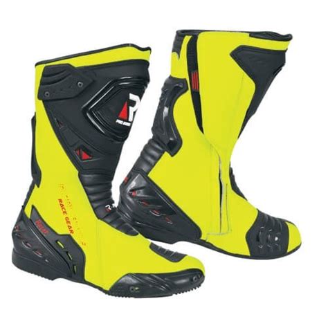 Motorcycle Tall Boots Yellow - Aliwheels