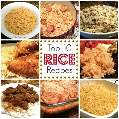 South Your Mouth: Top Ten Rice Recipes