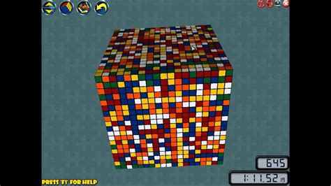 20x20x20 Rubik's Cube solve - part 1 - YouTube