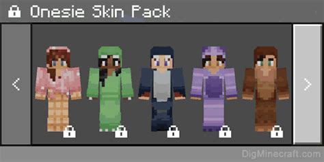 Onesie Skin Pack in Minecraft