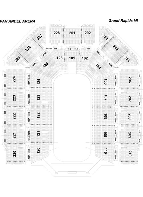 Seating Charts | Van Andel Arena