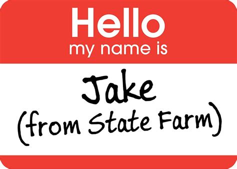 "Jake from State Farm" Stickers by Marc Bublitz | Redbubble