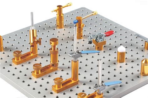 Gold Color CMM Fixture Kits / Coordinates Measurement Machine For Electronics Industry