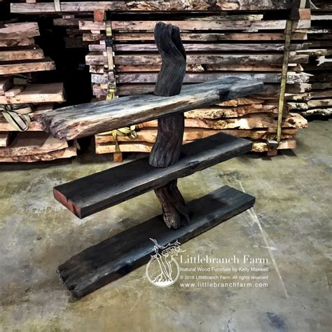 Reclaimed Wood Console table - Littlebranch Farm