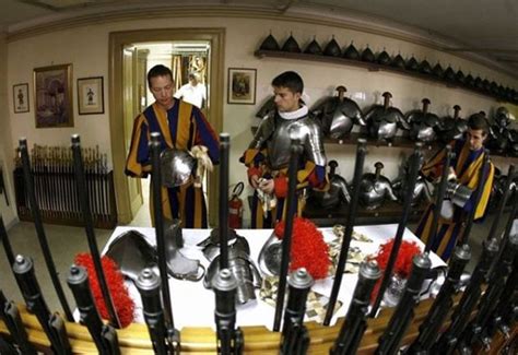 Happy Easter: Guns of the Vatican's Swiss Guard, the world's oldest ...