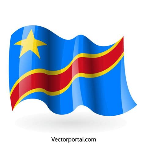 Congo flag image Royalty Free Stock SVG Vector