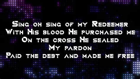 I Will Sing of My Redeemer ~ Fernando Ortega ~ lyric video - YouTube