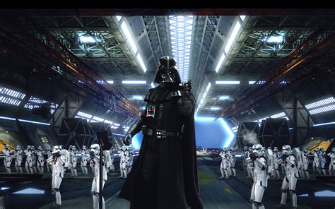 Star Wars Darth Vader and Stormtrooper movie scene HD wallpaper ...