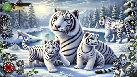 Android 용 Snow Tiger Family Simulator 3D - 다운로드