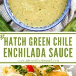 Hatch Chile Green Sauce for Enchiladas - Three Olives Branch