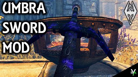 UMBRA: Unique Sword Mod- Xbox Modded Skyrim Mod Showcase - YouTube