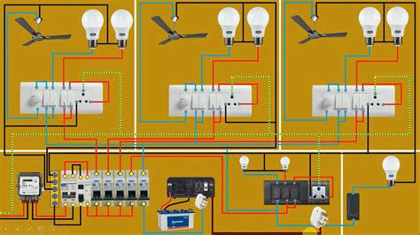 4 Room House Wiring Diagram - Printable Form, Templates and Letter