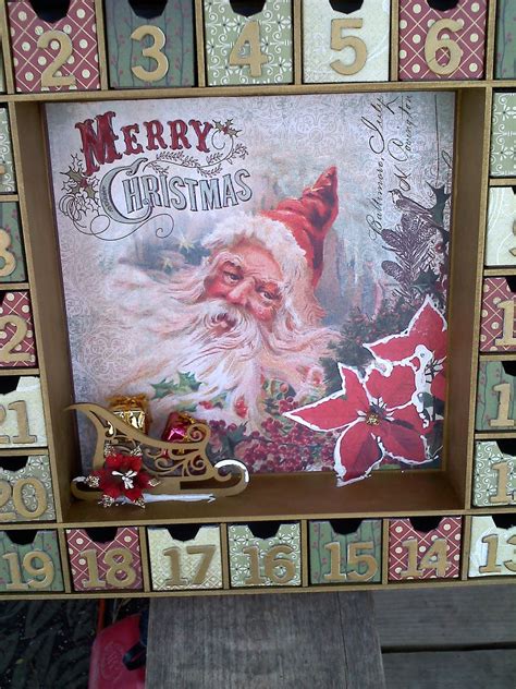 Vintage Christmas Advent Calendar