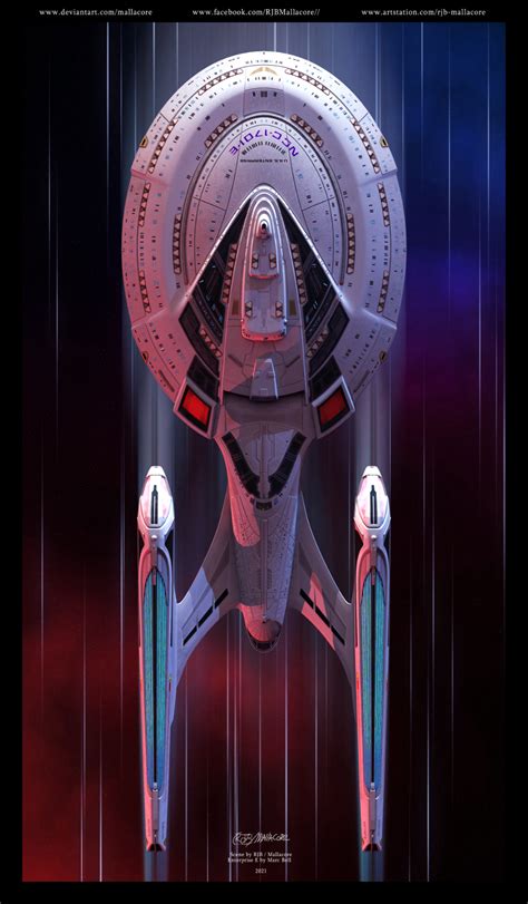 Star Trek - Sovereign Class - 2021 by Mallacore on DeviantArt | Star ...