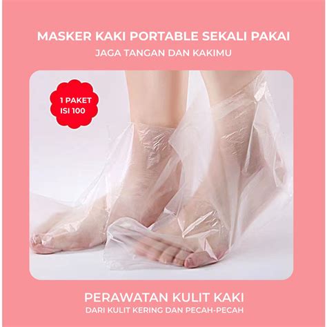 Clear Plastic Disposable Pedicure SPA Foot Cover 100pcs | Shopee ...