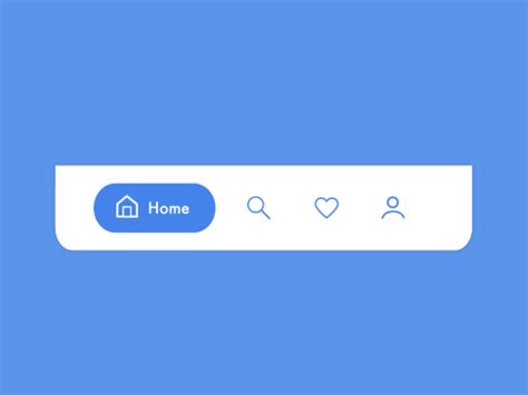 Bottom Navigation Bar Animation by Lawrence O'Sullivan on Dribbble