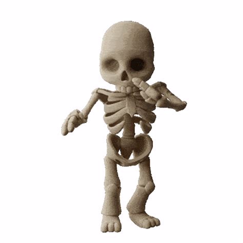 Skeleton Skeleton Meme Sticker - Skeleton Skeleton meme Skeleton dance ...