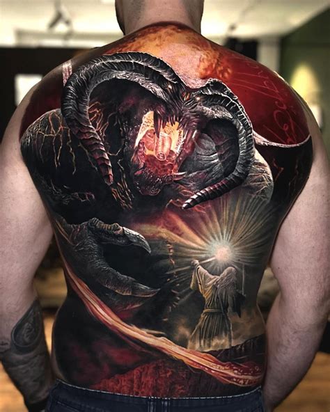 BALROG tattoo artwork by ©️ Egon Weissberger. : r/Best_tattoos